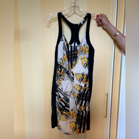 100% SILK REBECCA MINKOFF COCKTAIL DRESS SIZE 2. EUC. JOSHUA DRESS. - Picture 1 of 3